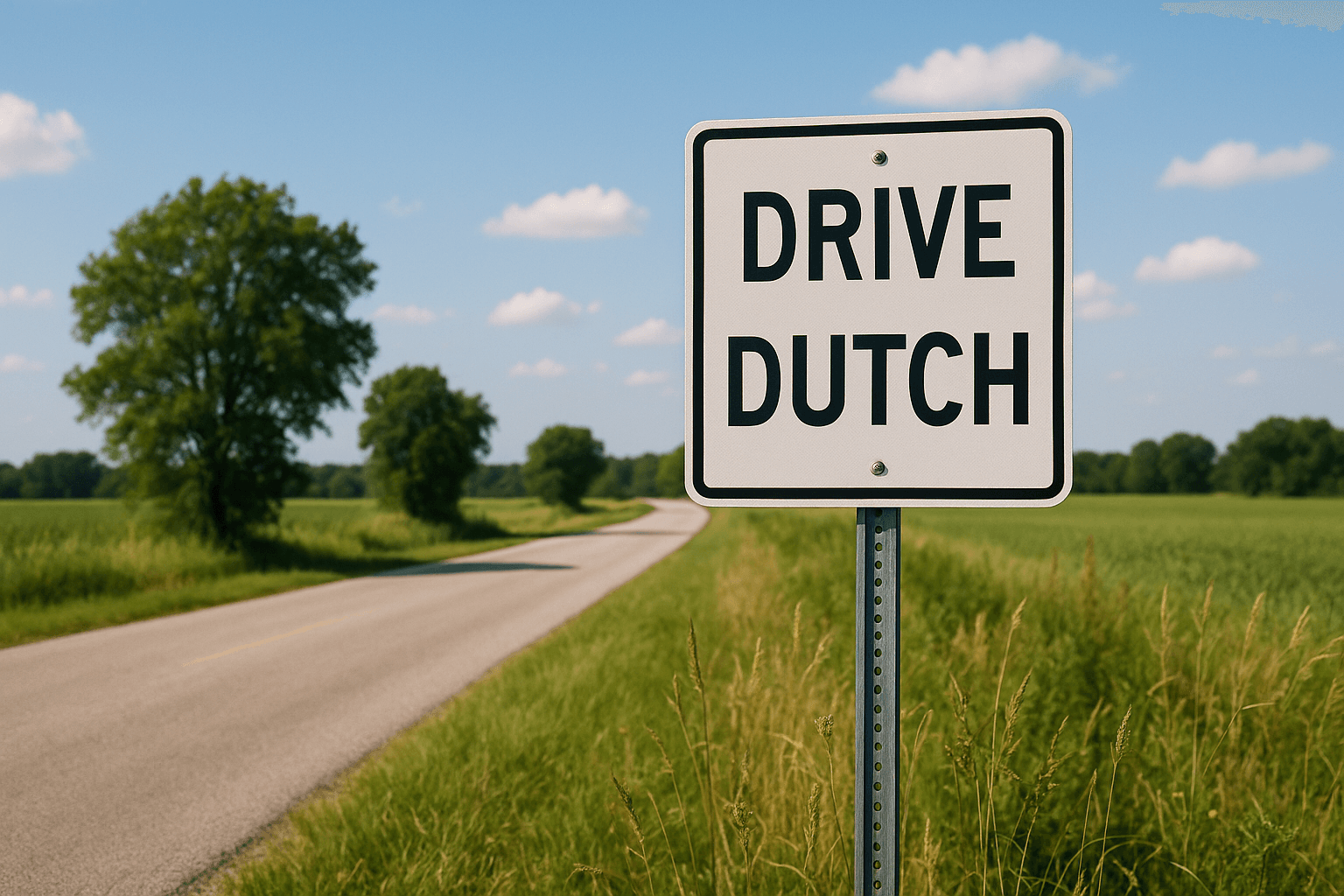 International students learning about Dutch driving