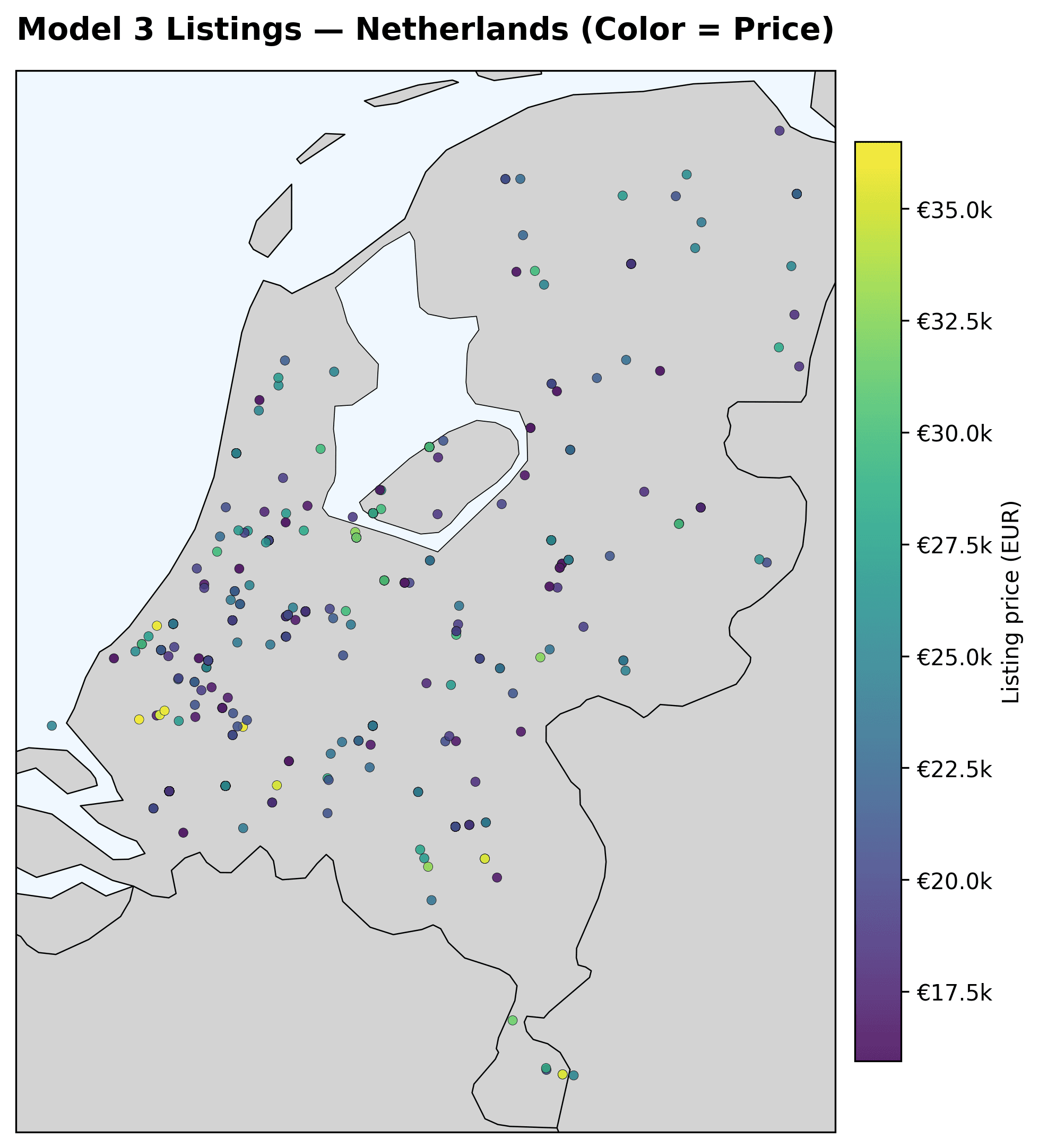 Where Are Tesla Model 3s for Sale in the Netherlands? (Price‑Colored Map)